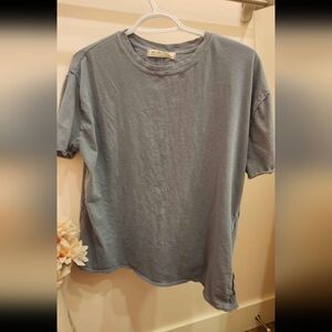 We The Free Slate Blue Short Sleeve Tee